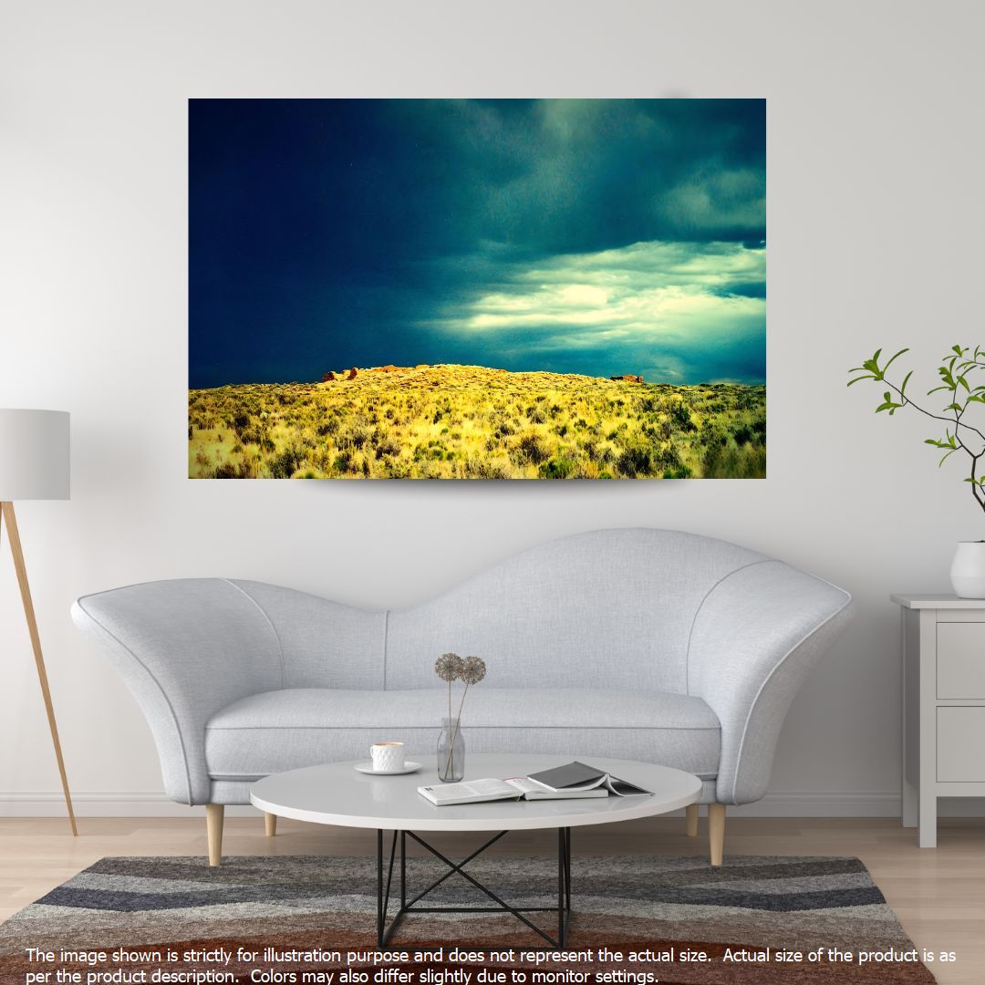 Anasazi Ruin Under Approaching Storm