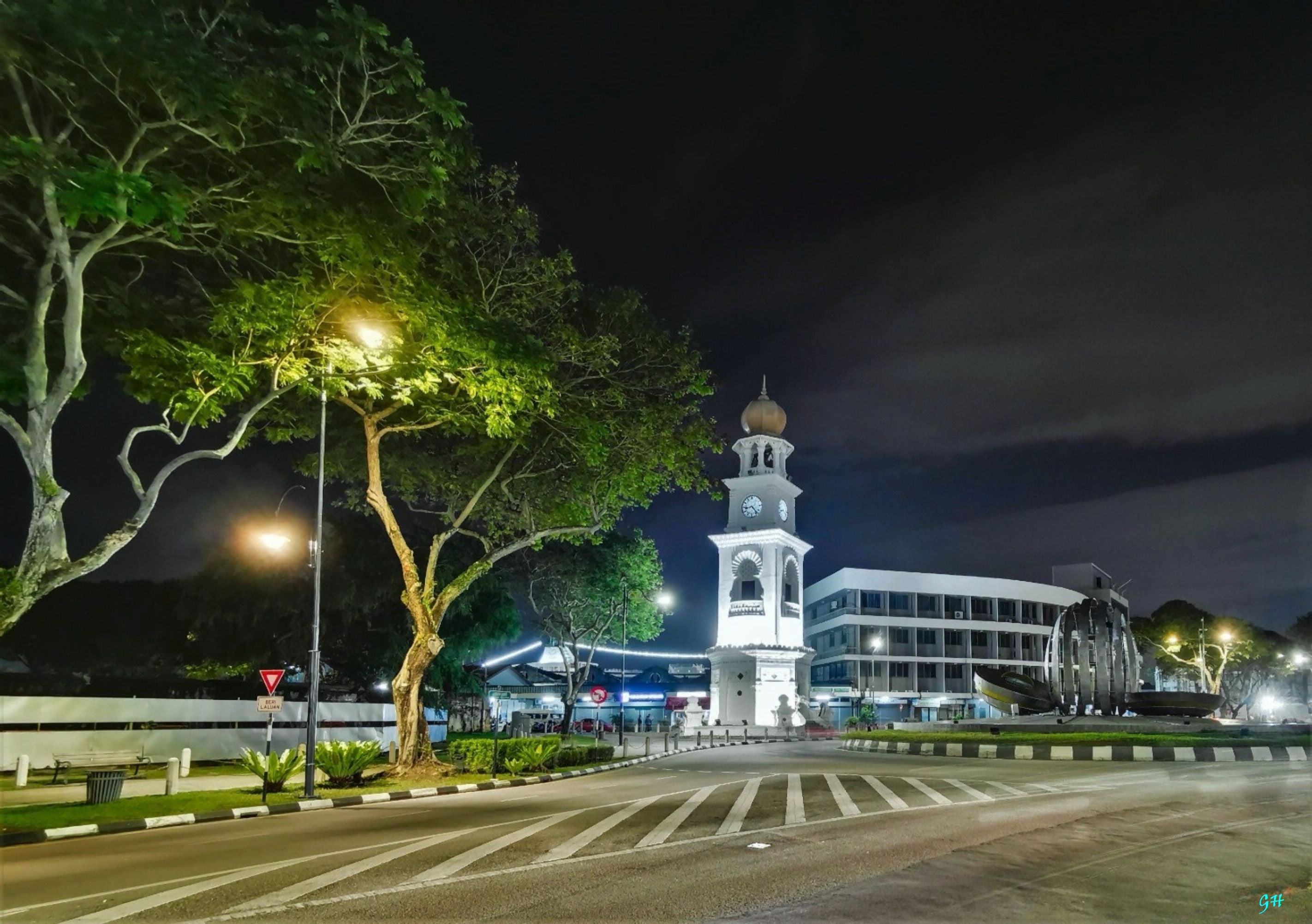 Jubilee Clock Tower at Night