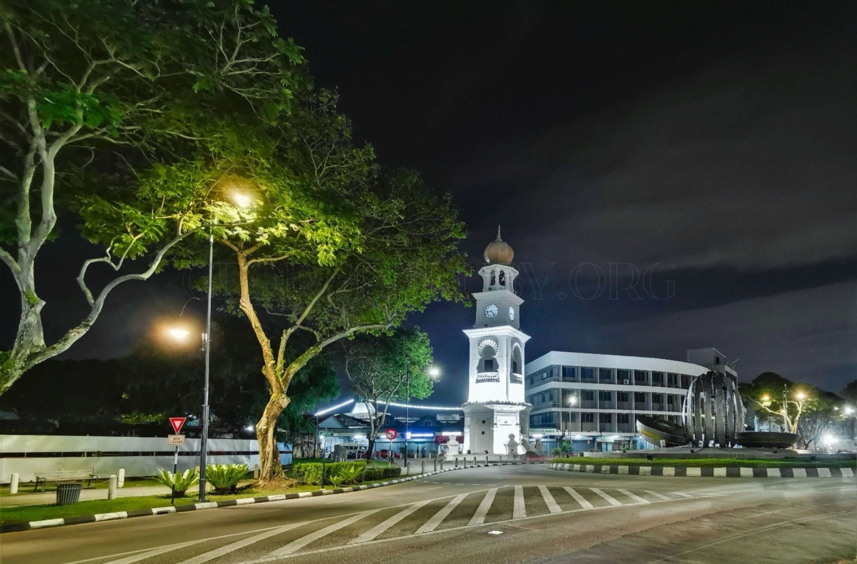 Jubilee Clock Tower at Night