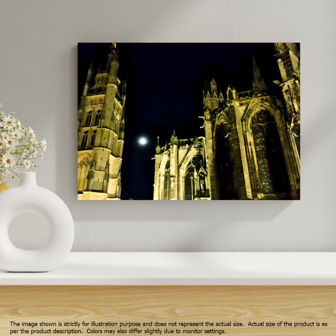 11th Century St. Andres Cathedral under Moon