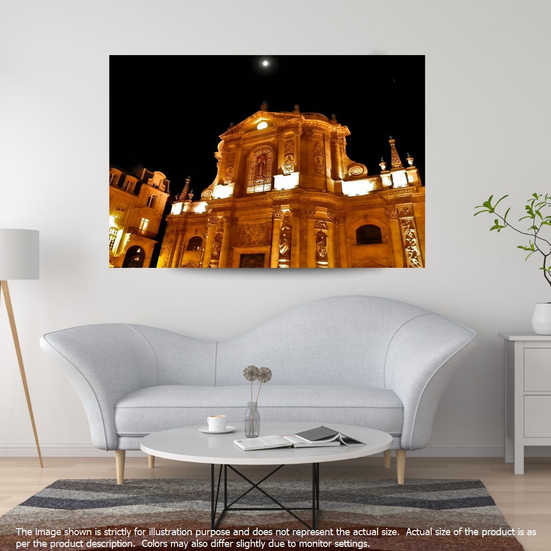 Moon & Planet over NotreDame - Bordeaux France