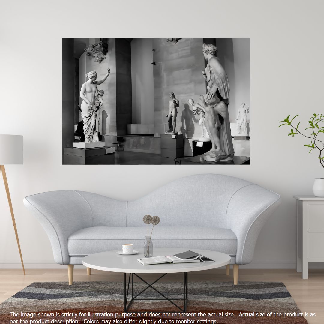 Alone in a Room of Statues