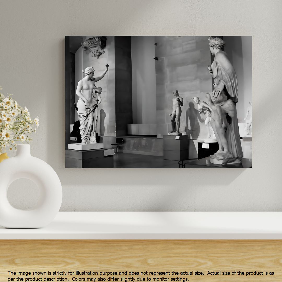 Alone in a Room of Statues