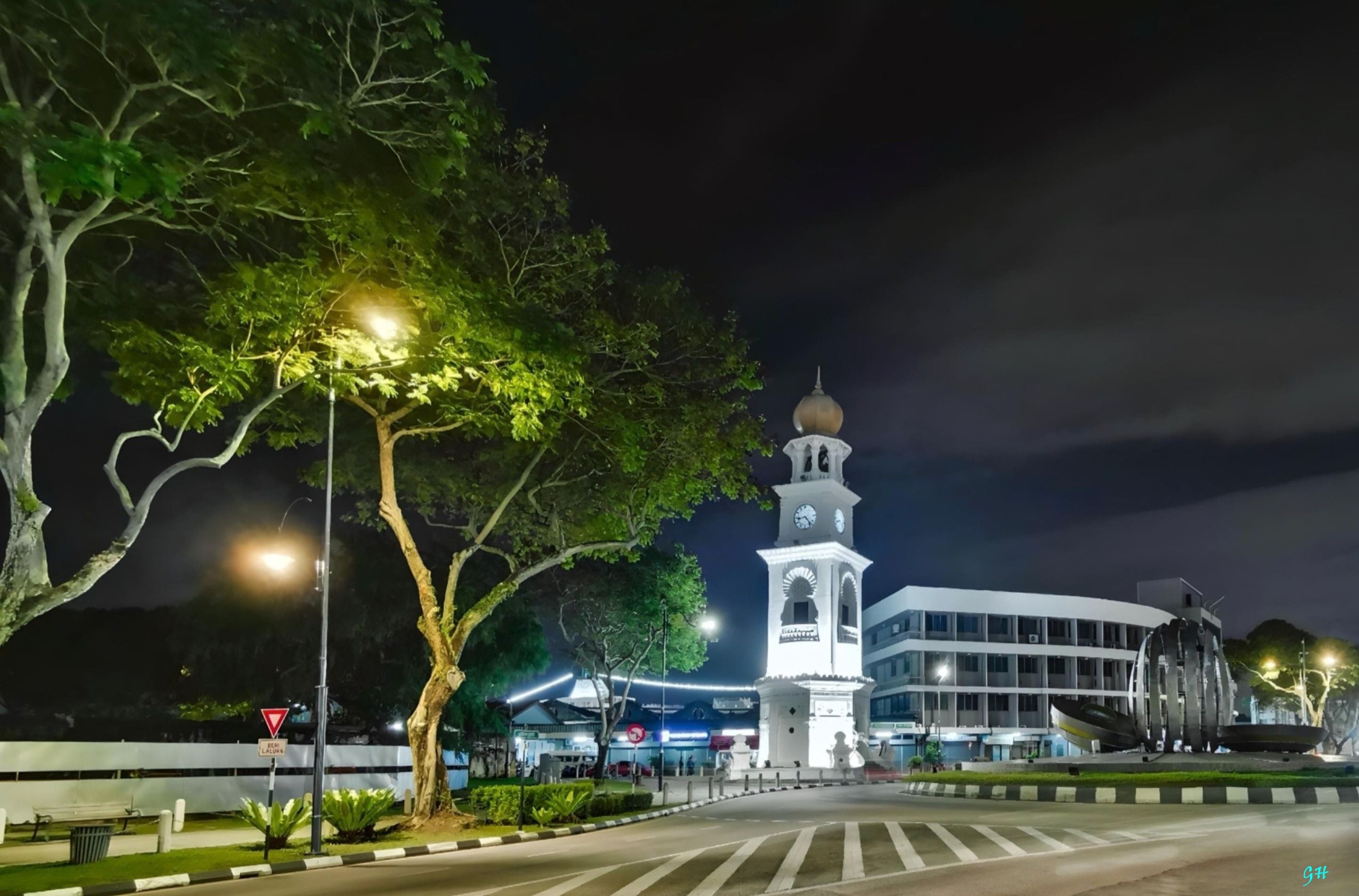 Jubilee Clock Tower at Night